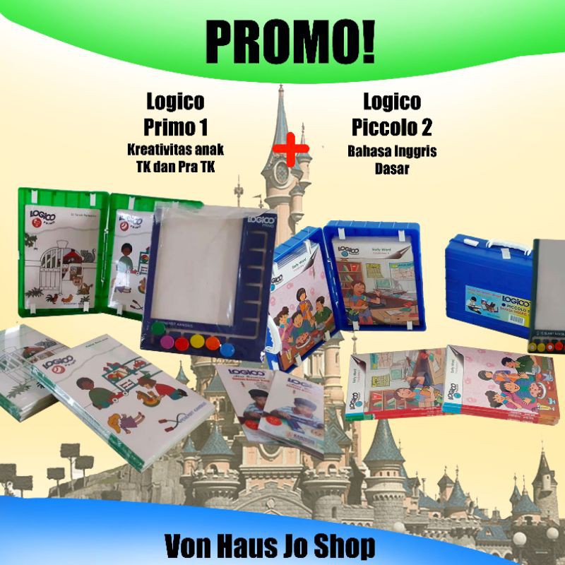 Paket Logico Primo 1 Dan Logico Piccolo 2