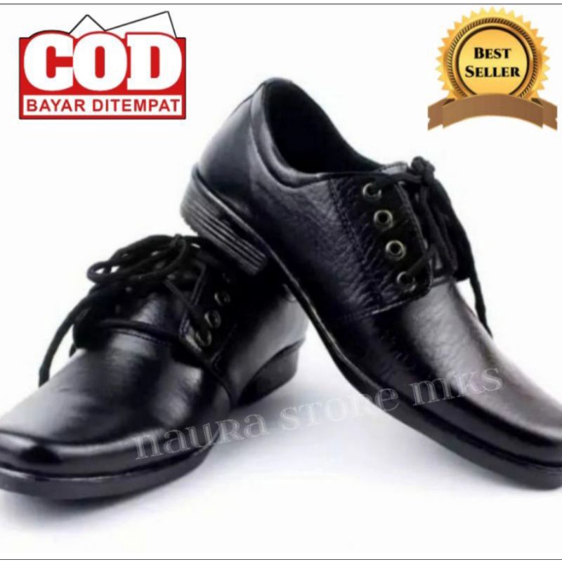 Sepatu Pantofel Hitam Pria Pantofel Talian Formal Kasual