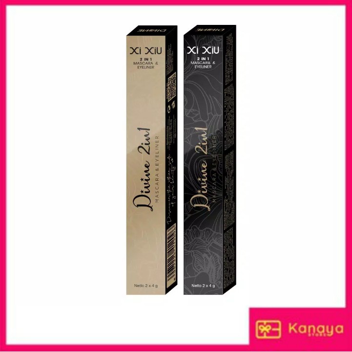 (BISA COD) Xi Xiu Divine 2in1 Mascara &amp; Eyeliner