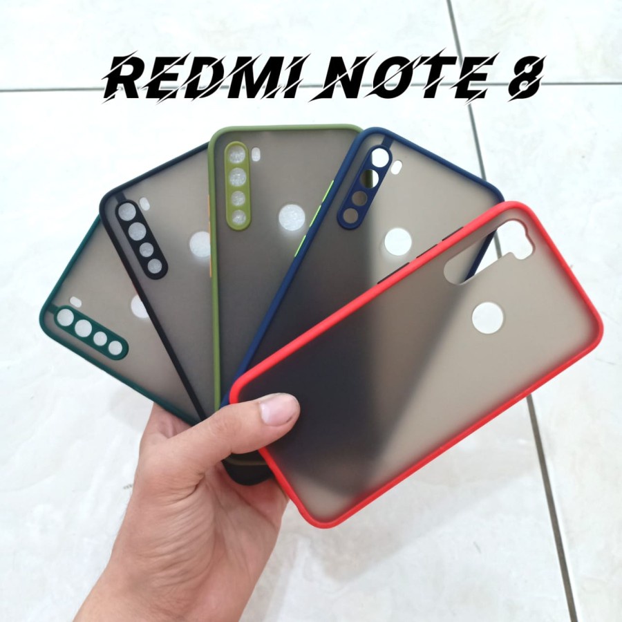 CASE MATTE XIAOMI REDMI NOTE 8 REDMI NOTE 8 BIASA TRANSPARAN FUZE MACARON MY CHOICE - FA