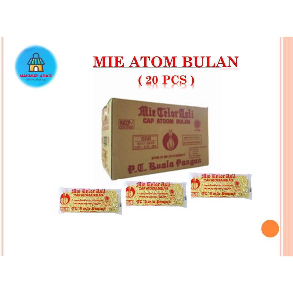 

Mie Atom Bulan 20 Pcs (1 Dus) - Makmur Abadi Official Store