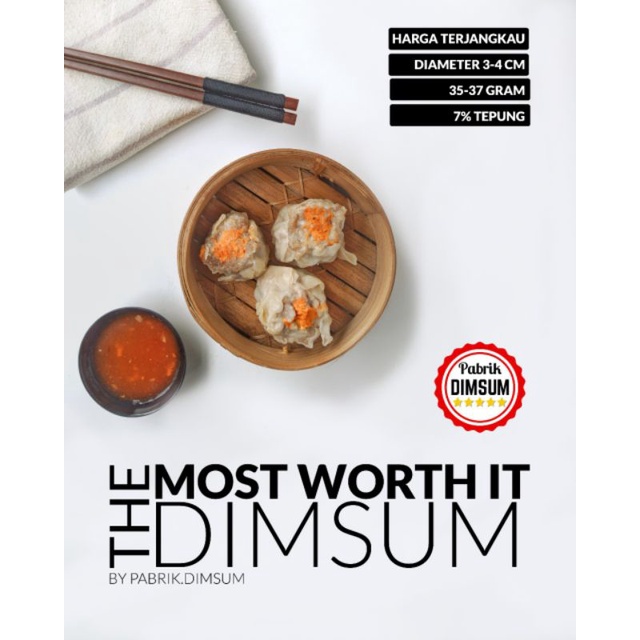 Dimsum Mix 1 pack isi 25 termasuk saos