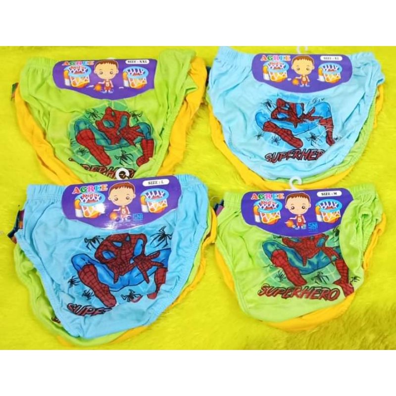 celana dalam anak laki-laki isi 3 pcs Agree TF03 - cd anak cowok - pakaian dalam bikini