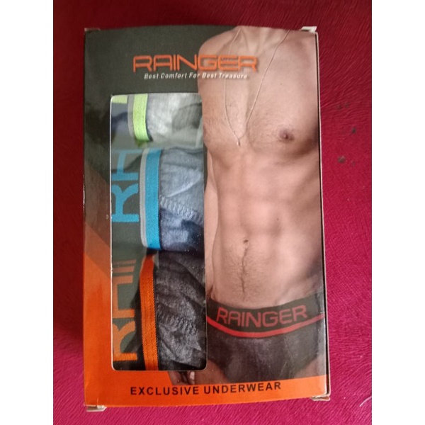 Celana dalam pria rainger 012 / Celana dalam pria karet boxer