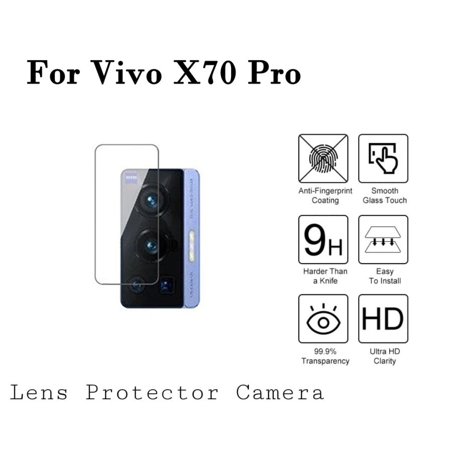 Vivo X70 Pro / X60 Tempered Glass Camera Anti Gores Kamera Bening - D2