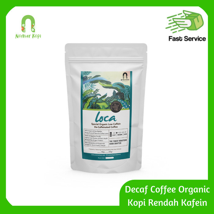 

NEW Nomar Decaf Kopi Organik Rendah Kafein - Giling Sedang, 100 gram