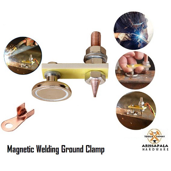 Magnet Kabel Massa Klem Tang Las Magnet untuk Kabel Massa Mesin Travo Las Listrik