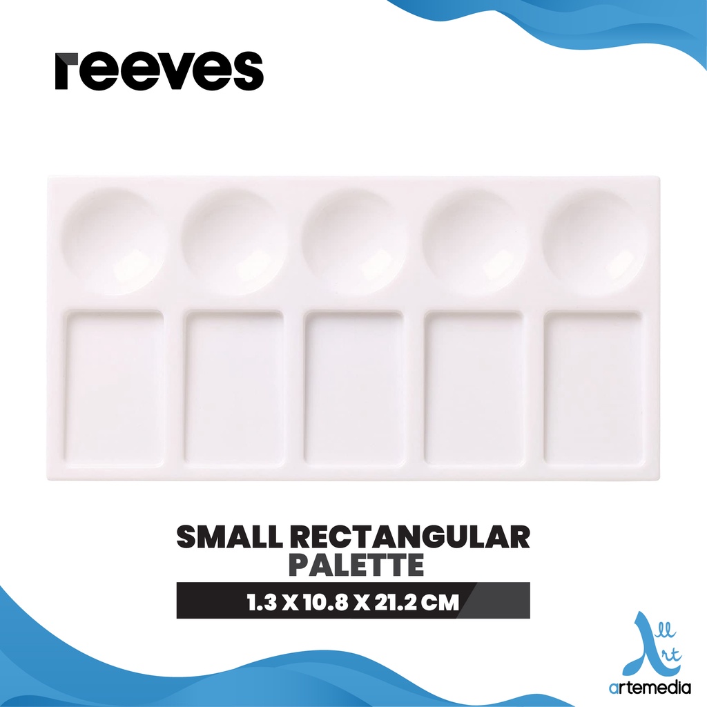 

Reeves Rectangular Small Plastic Palette