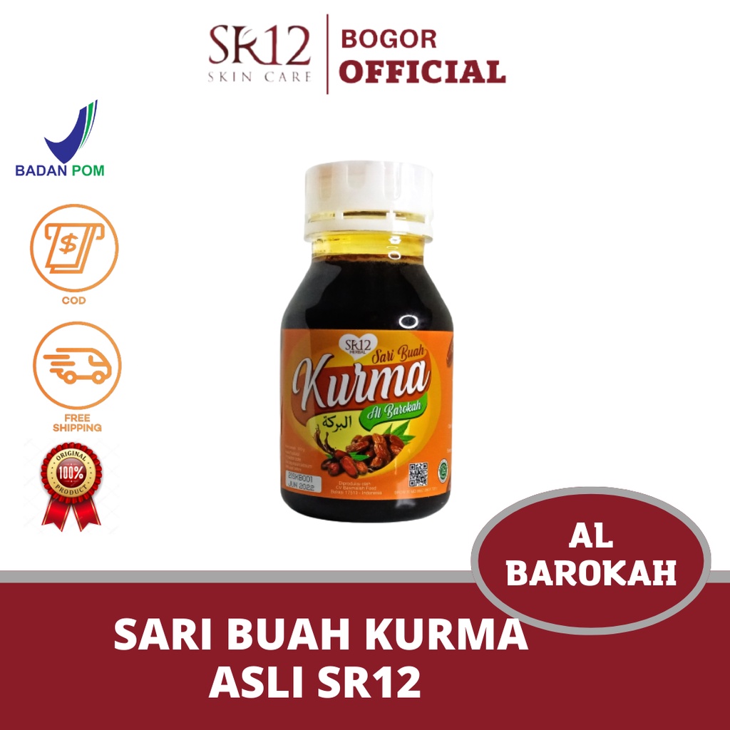 

[SR12 ORIGINAL] READY!! SARI KURMA AL BAROKAH SR12 BPOM HERBAL/ SARI KURMA PENAMBAH DARAH