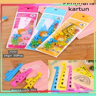 

Penggaris Plastik 1 Set 4 Model Bentuk Hewan Jerapah Kartun Lucu