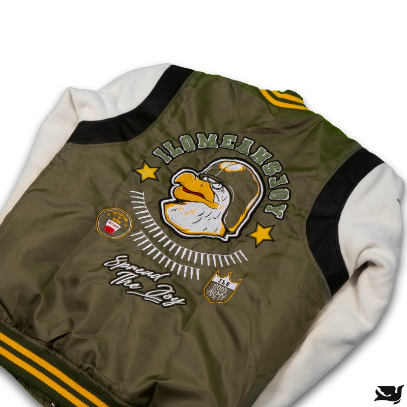 Ilomeansjoy Varsity Goods - Olive