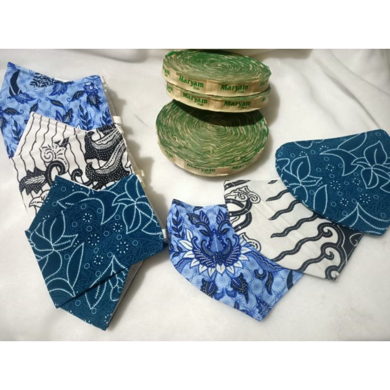 masker batik 3d (EVVO) 3 lapis kain PKK,, KORPRI dan PGRI. anti pesek hedaloop n earloop