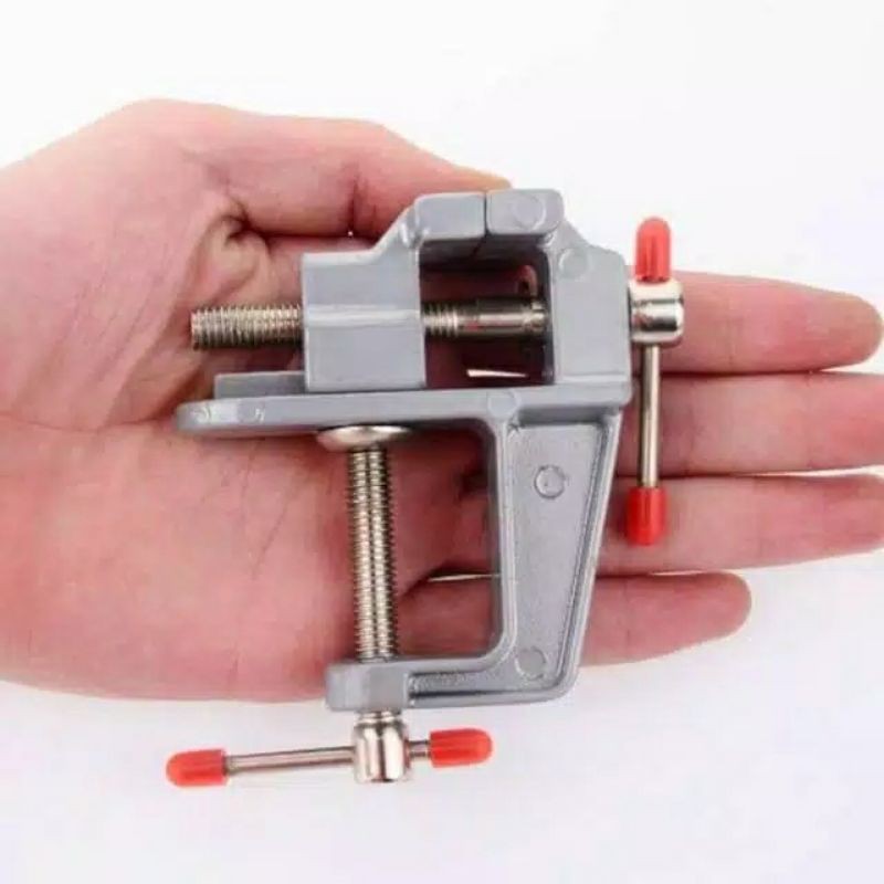 CATOK MEJA RAGUM MINI KLEM MEJA BENCH VISE CLAMP CRAFT WOODWORKING