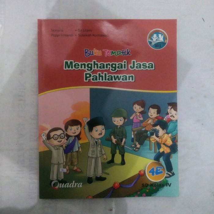 BUKU TEMATIK 4E UNTUK SD KELAS 4 QUADRA