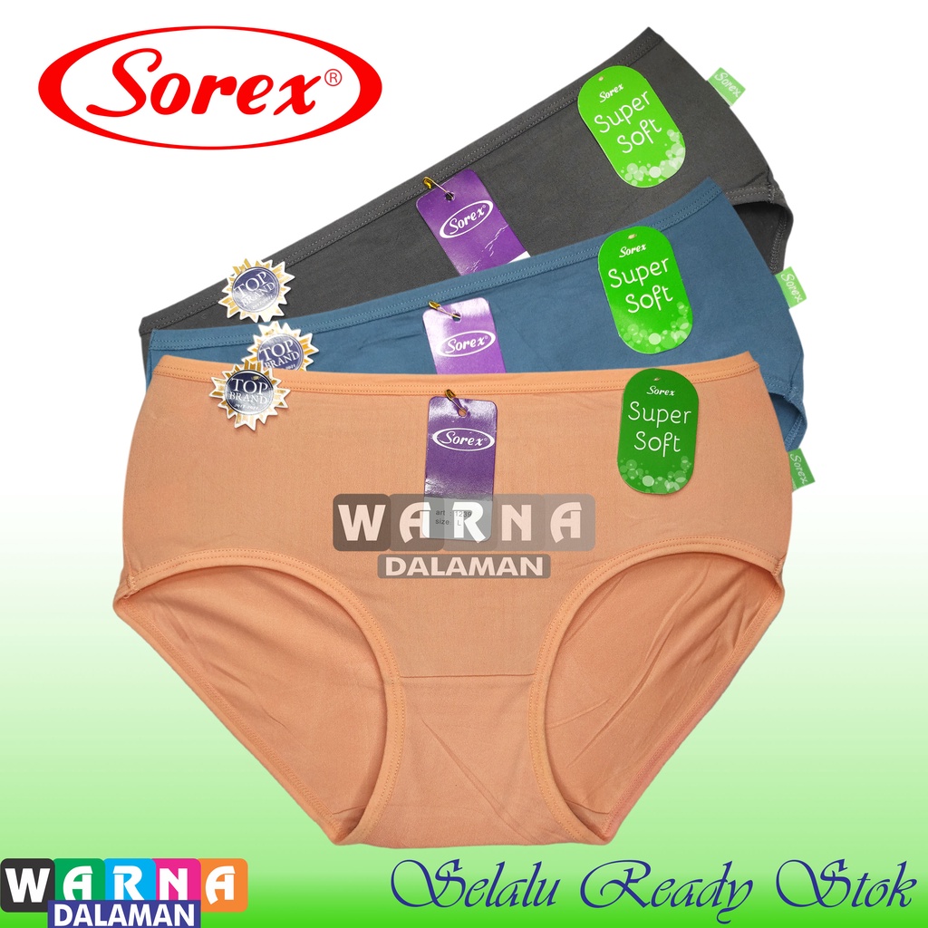 3 Pcs Celana Dalam Wanita Super Lembut Bahan Melar SESUAI FOTO code 1239 Multiwarna | WARNA DALAMAN