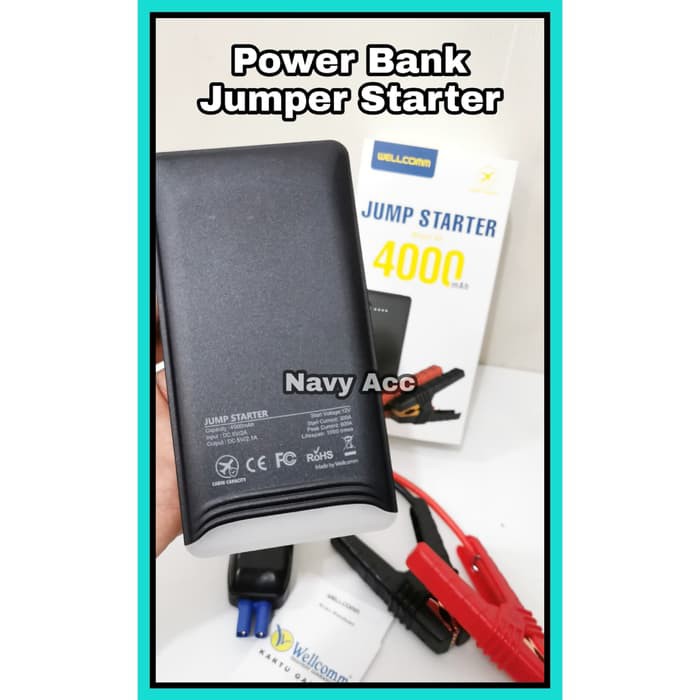 NA - Power Bank Jump Stater Multifungsi - Jumper Aki Baterai Mobil Mogok