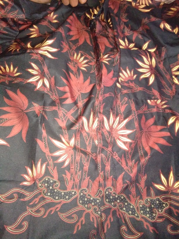 Baju Batik Pria Katun Primis Slimfit Size M L Xl Xxl  Kemeja Batik Modern.