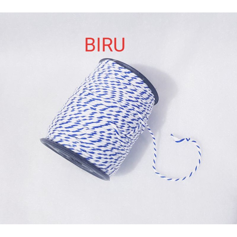 

Tali Katun Twist Rami +-2,5mm Isi 50 meter per roll