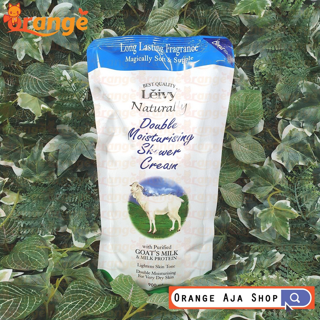 LEIVY SHOWER CREAM GOAT MILK REFILL 900 ML