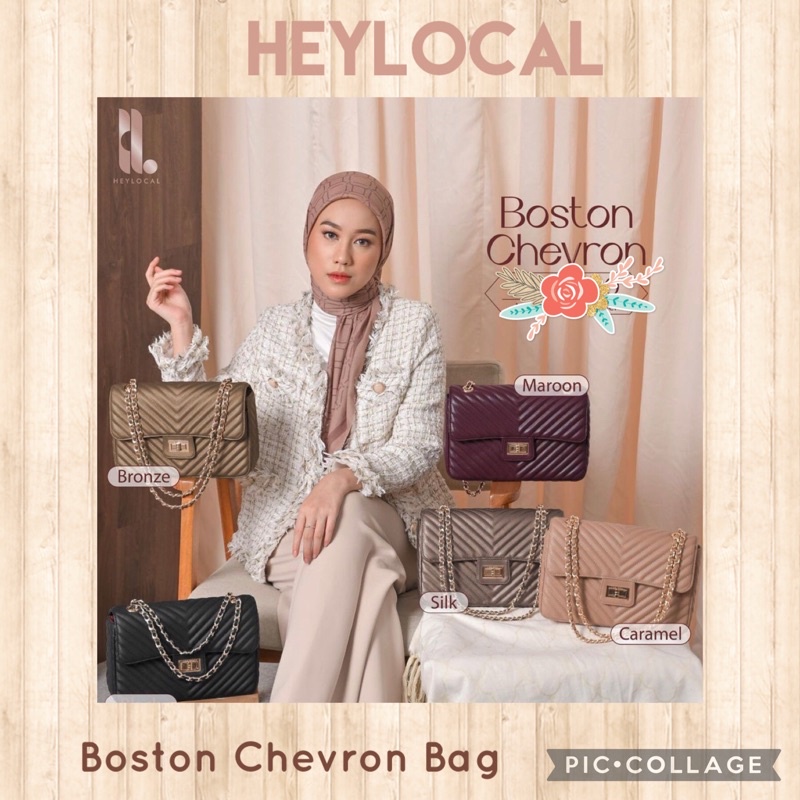 Ready ~ Boston Chevron Bag by local.id