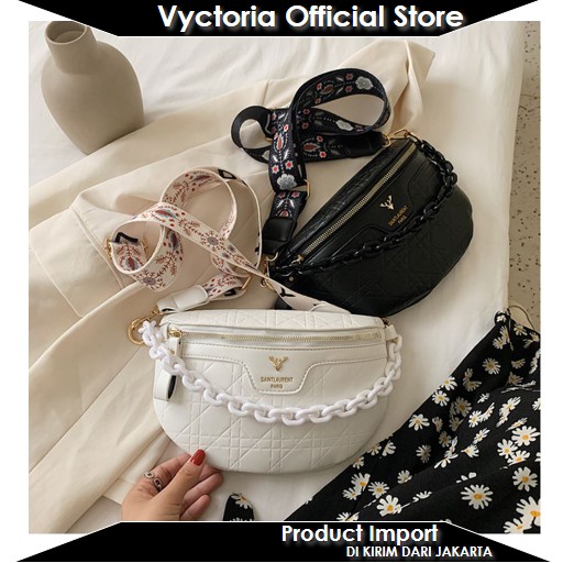 (COD) Vyctoria VOS5217 Tas Pinggang Wanita Waistbag Import Slingbag Promo LT1326 BQ3095 CR7335 5217 3095 1326 7335