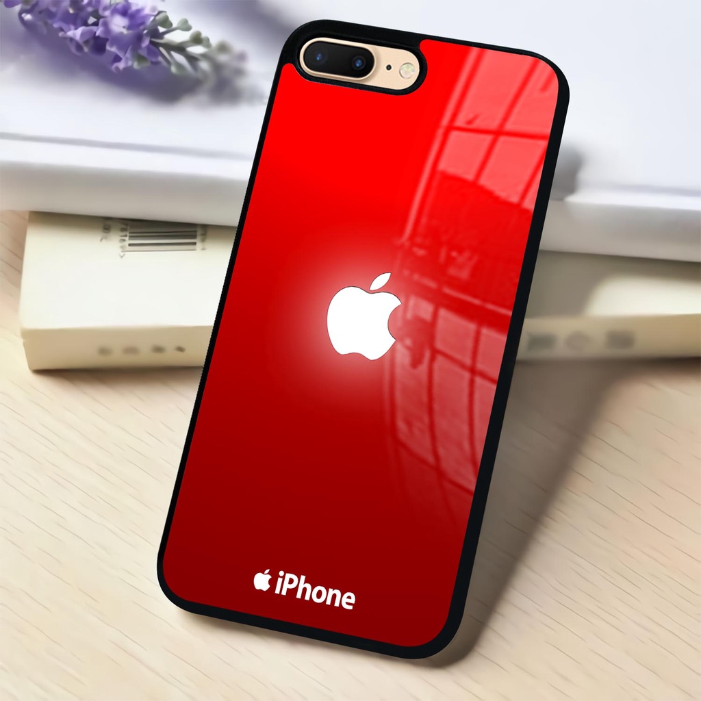 Case Glossy Kilau Iphone 7 Plus | Casing Hp Iphone 7+ | 8 Plus | 8+ | Pelindung Smartphone | Motif L