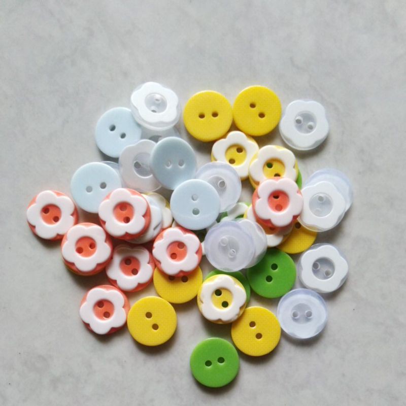 [PER LUSIN] KANCING SAKURA 12MM KECIL