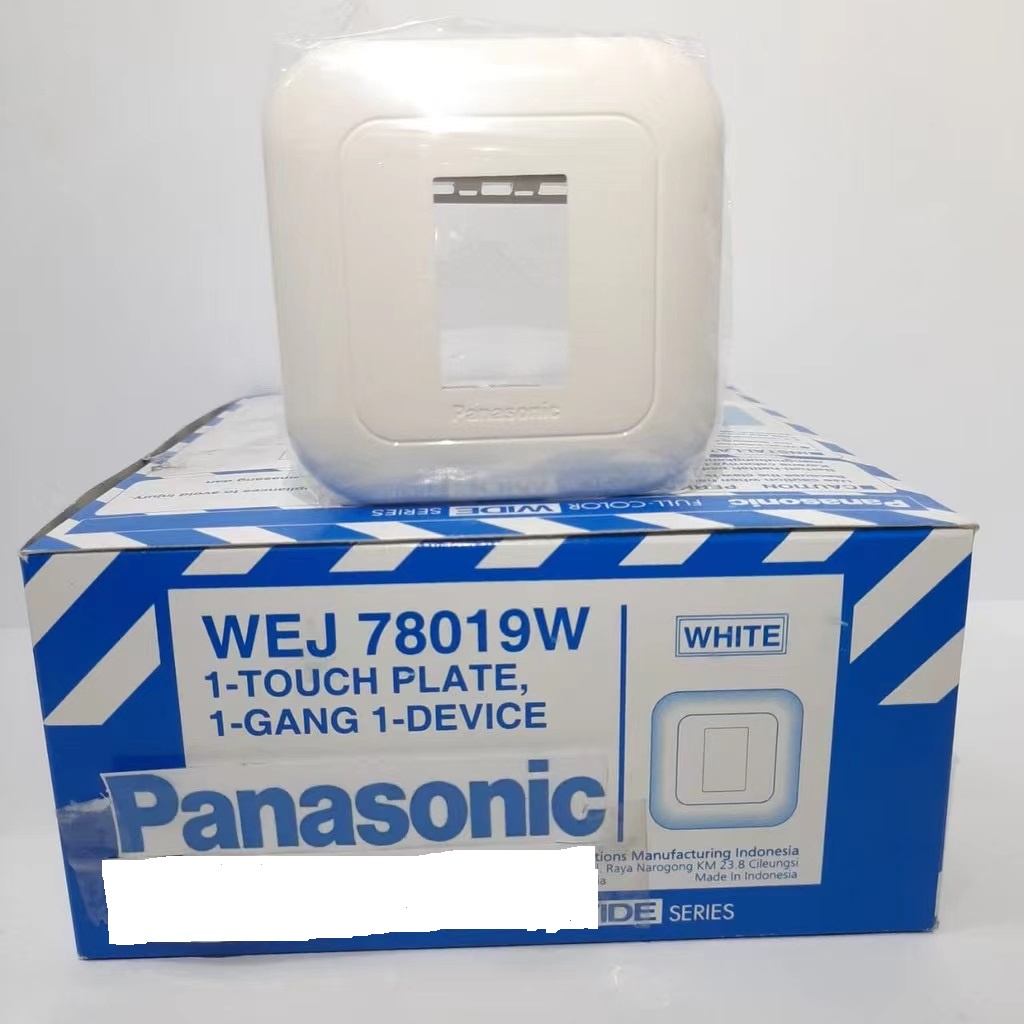 Frame Plat Saklar 1 Gang 1 Device Putih Panasonic WEJ 78019 WEJ78019