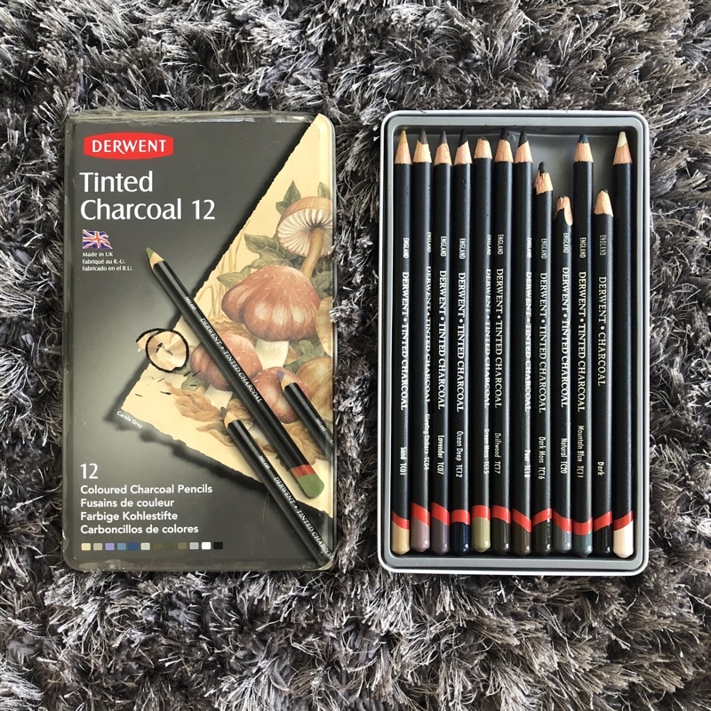 

Derwent Tinted Charcoal Pencils 12 (BEKAS)