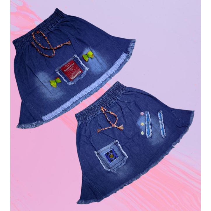 Rok anak 3-4 tahun rok jeans anak celana jeans anak