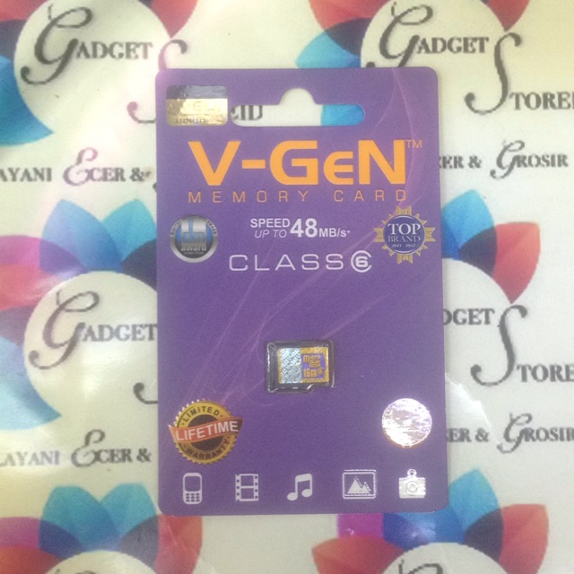 Memory vgen 16GB memori Micro SD Card vgen 16GB Original 100% garansi life Time