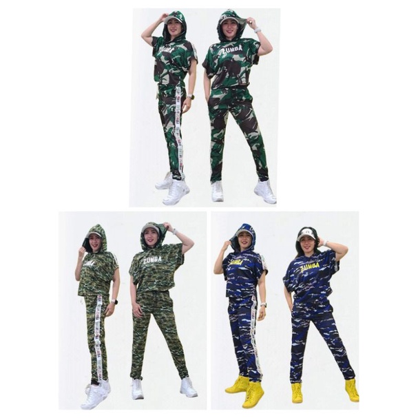 Wearpack Olahraga | Pakaian Senam Wanita | Wearpack Langsungan Zumba