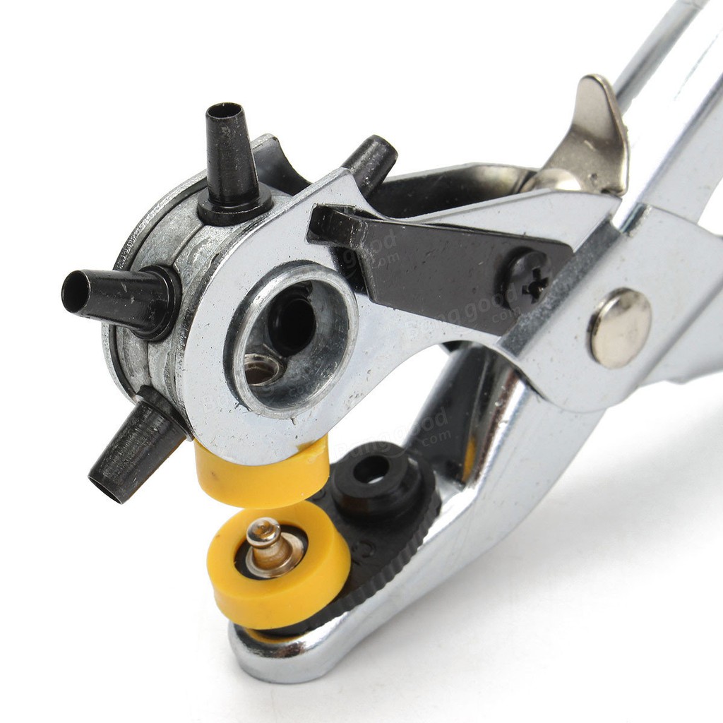 Alat Pembuat Lubang Ikat Pinggang Tang Pelubang Sabuk Tambahan Pembolong Tali Tas