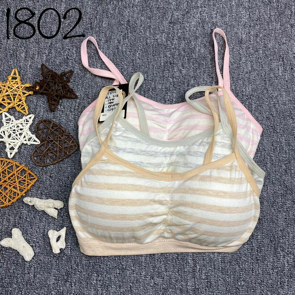 BRA / BH WANITA 1802 ALL SIZE, TIDAK ADA KAWAT BUSA TIPIS ALL SIZE