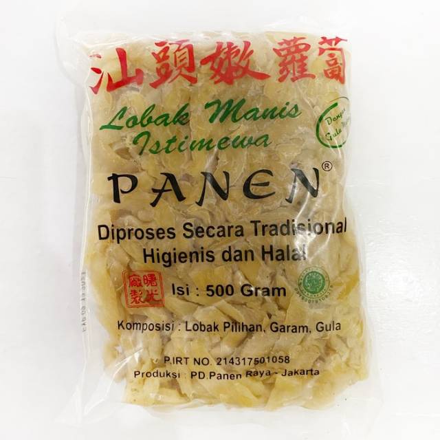 

LOBAK MANIS ISTIMEWA CAP PANEN / CAI PO 500GR