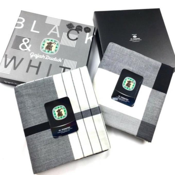 Sarung Gajah Duduk Premium Pria Dewasa Sarung Tenun Sholat Original