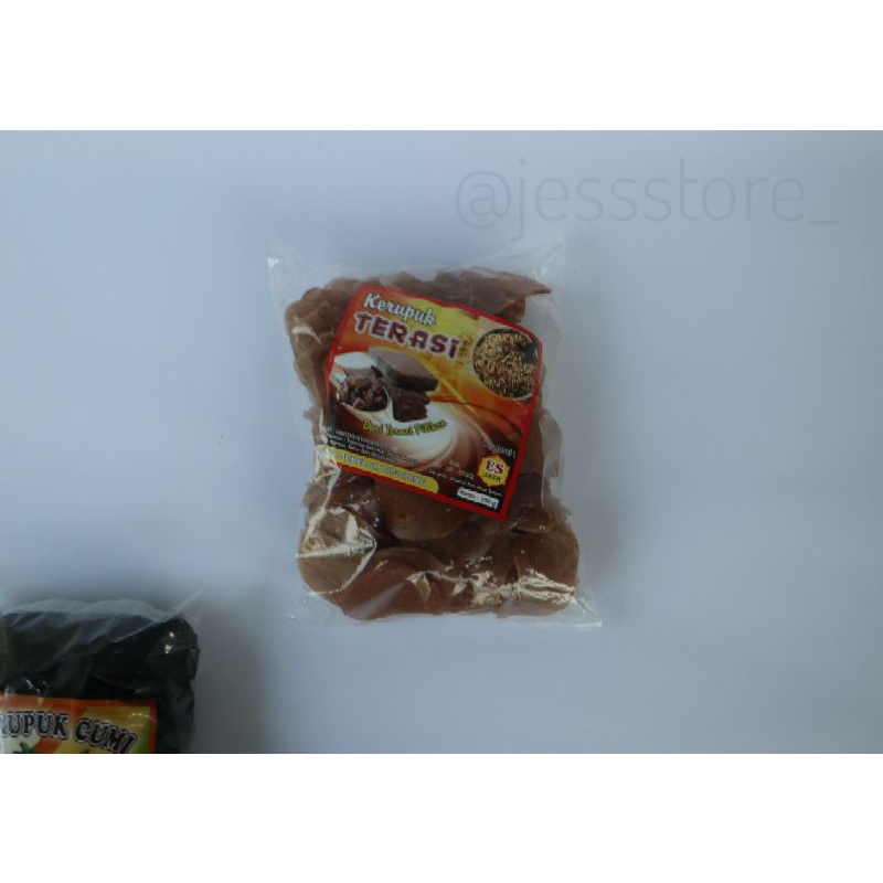 

Kerupuk Terasi kemasan 250gram