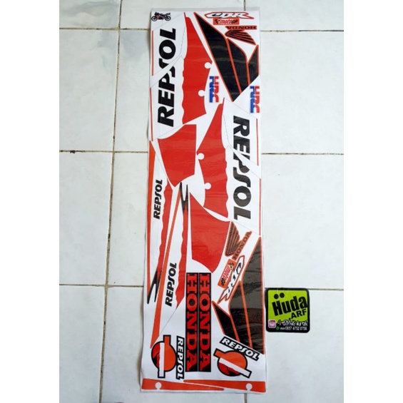 Striping Lis Stiker Variasi Honda CBR 150 Lama Thailand Repsol Striping Lis Decal Variasi CBR Lama T