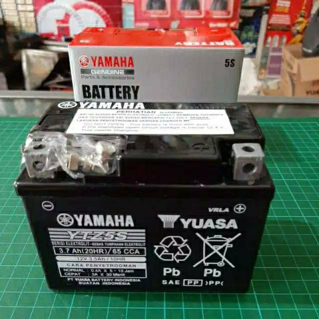 Jual ACCU,AKI KERING YUASA YTZ5S ORI ATAU ORIGINAL YAMAHA MIO SOUL