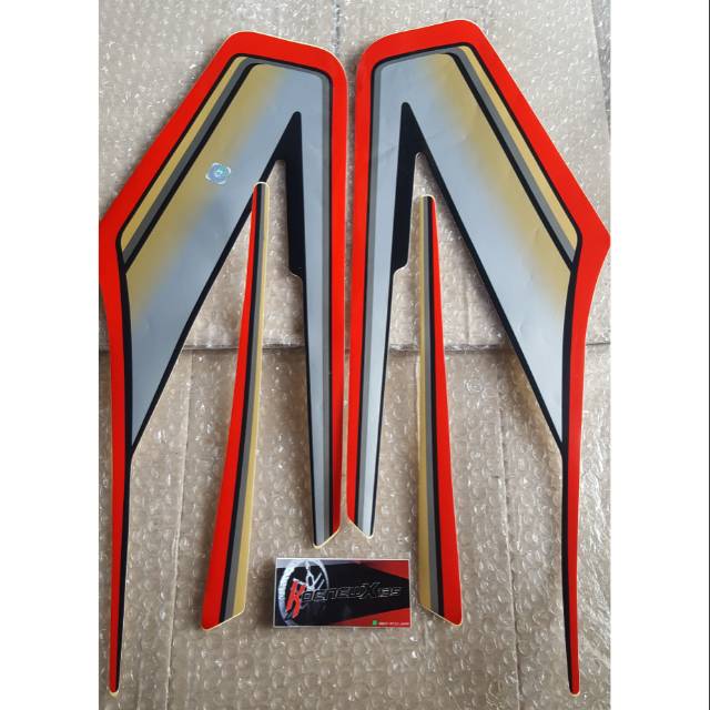 STRIPING RX KING 93 MERAH