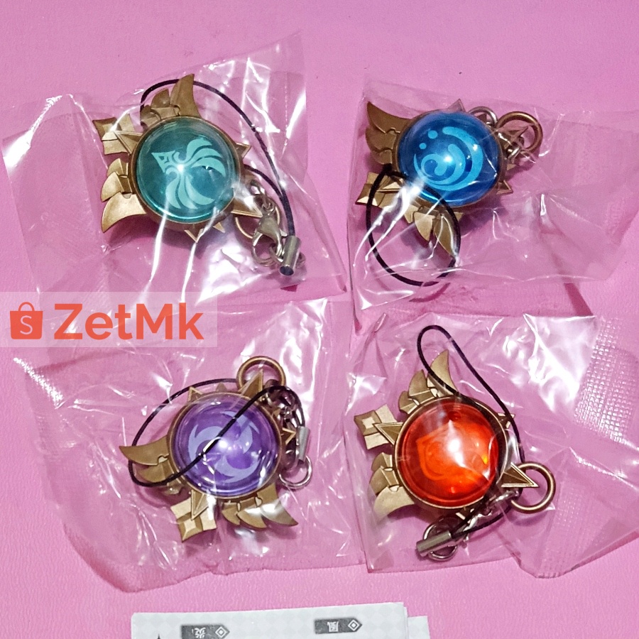 Genshin Impact Mondstadt Vision Strap Anemo Hydro Electro Pyro