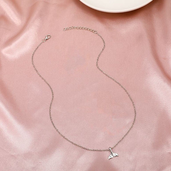 kalung lumba-lumba dolphin fishtail clavicle necklace jka226 (3F2)