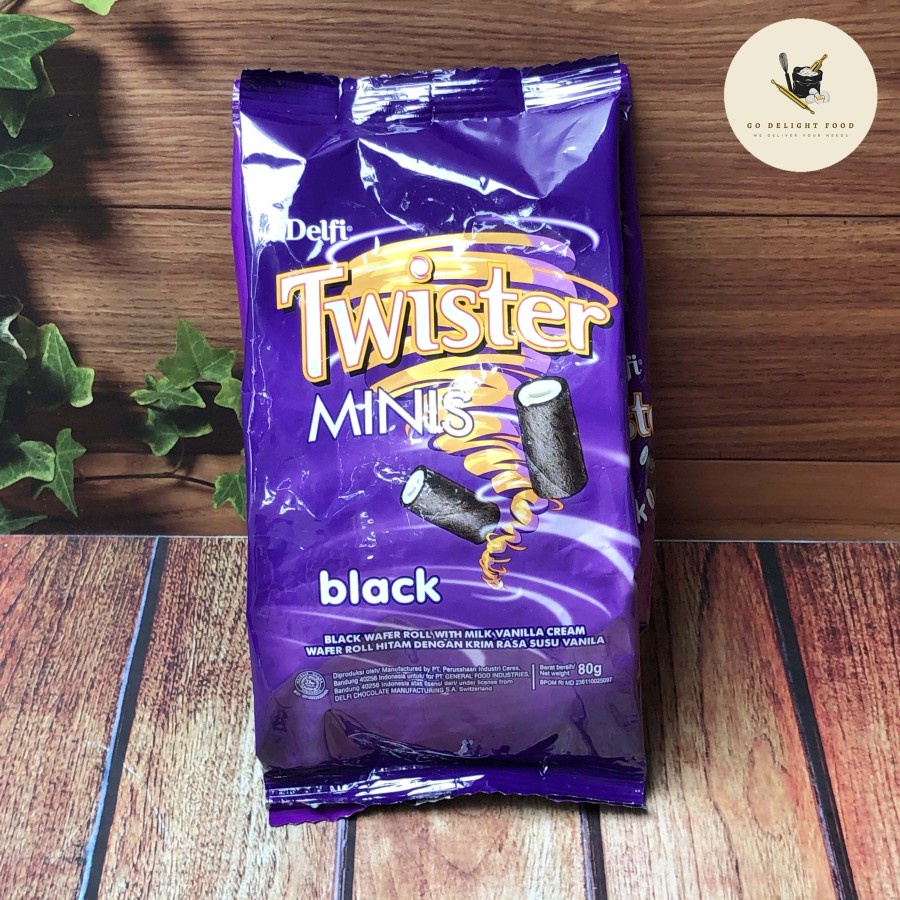 

Delfi Twister Minis Black - 70G