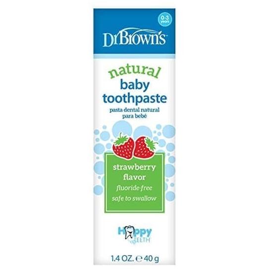 

Dr Brown'S - Natural Baby Toothpaste 40G Strawberry Flavor