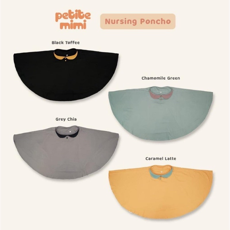 Petite Mimi Nursing Cover Poncho ( Front Apron) - Penutup Menyusui