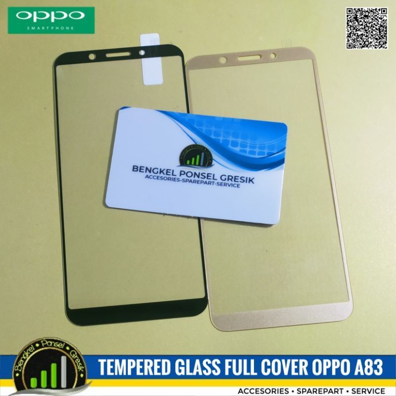 Tempered Glass Full Cover Oppo A83