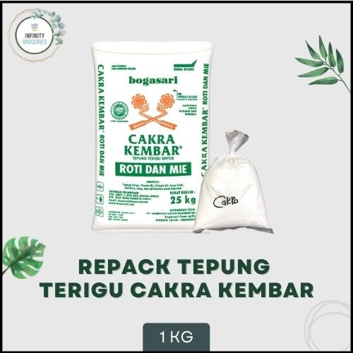 

REPACK TEPUNG CAKRA KEMBAR BOGASARI 1 KG MURAH !