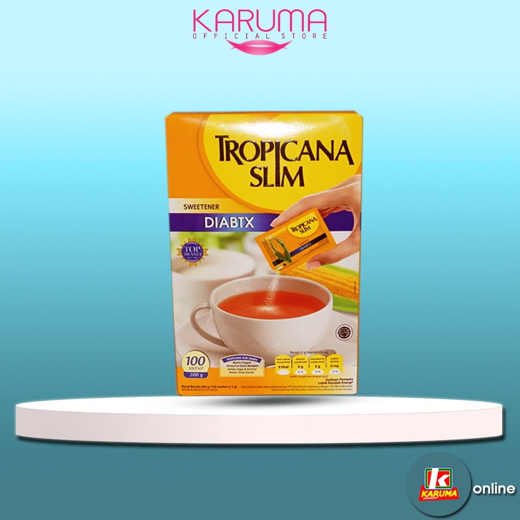 

Tropicana Slim Sweetner DiabetX 100s 200gr