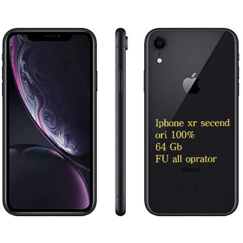 IPHONE XR Secend original 100% full set