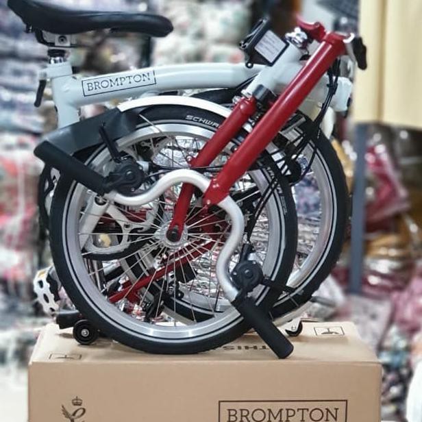 Brompton M6L Paphyrus White Red